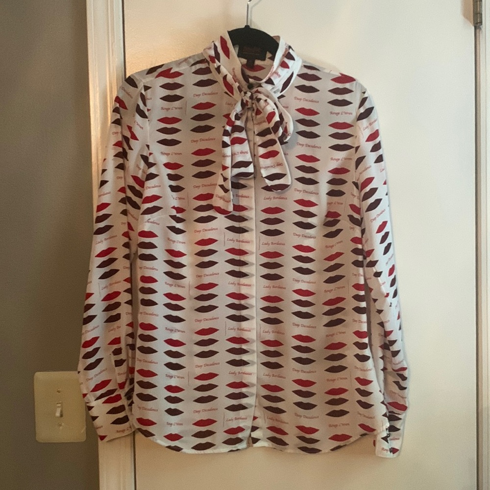 RARE FIND! Banana Republic L’Wren Scott Collections Blouse. Size 8.